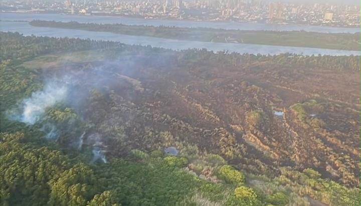 Imagen del incendio.