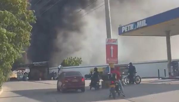 Incendio en Villa Campestre.