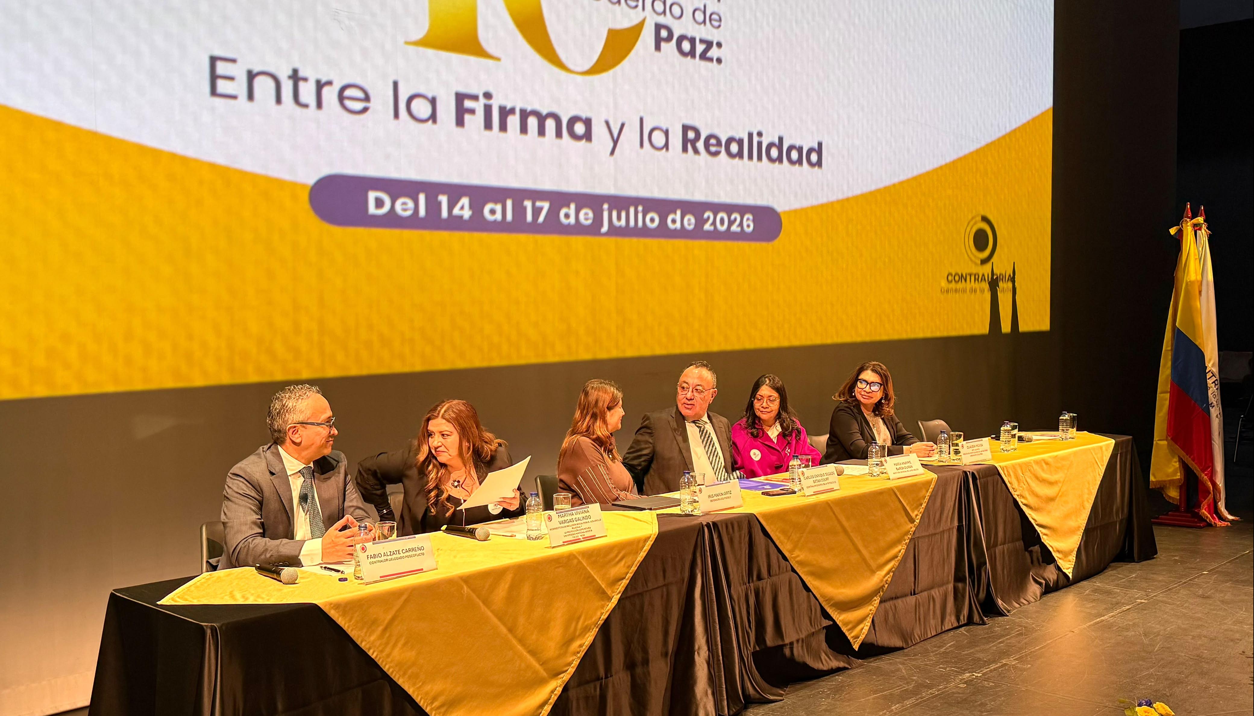 Informe de la Contraloría sobre Implementación del Acuerdo de Paz