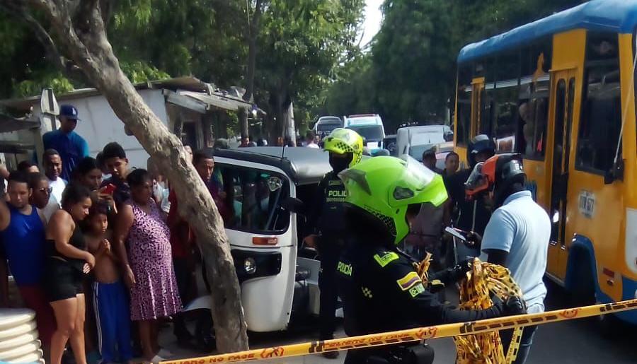 Lugar en el que ocurrió el ataque a bala que dejó un muerto y un herido en Soledad.