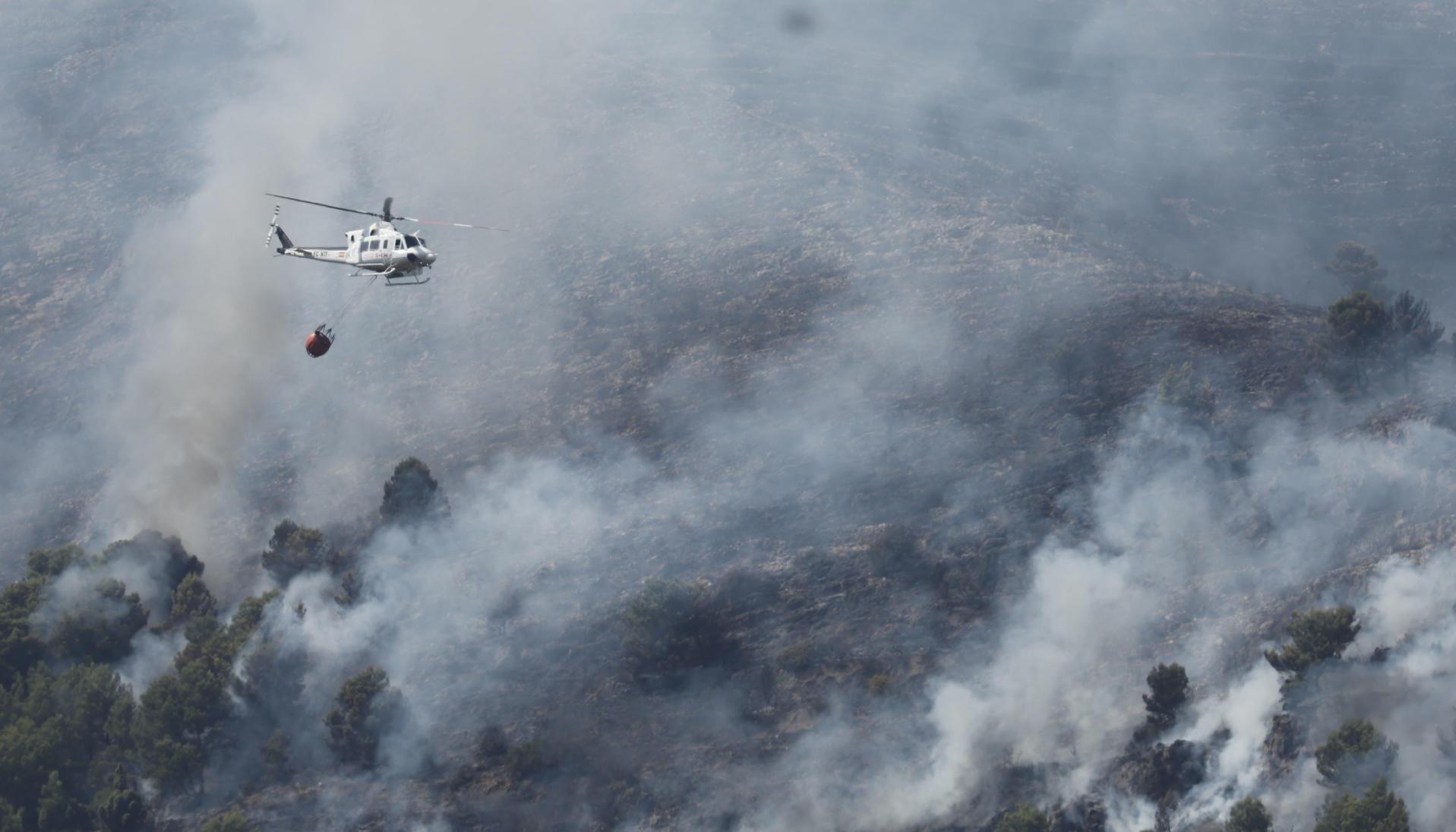 Incendios forestales en España.