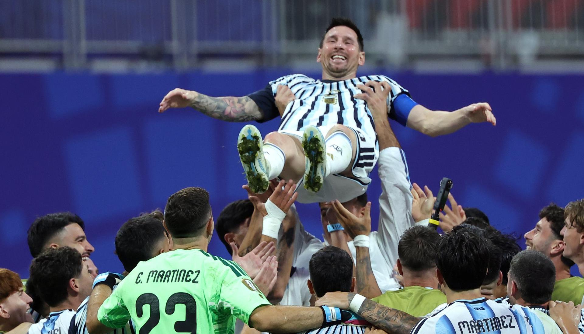 Lionel Messi, figura y capitán de Argentina. 