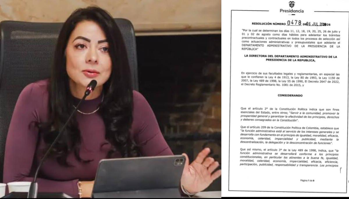 Nhora Yhanet Mondragón y la resolución que lleva su firma