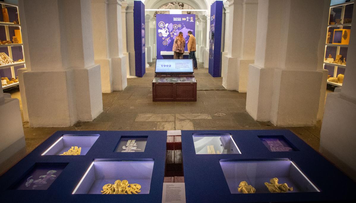 Objetos arqueológicos repatriados de 14 países y son expuestos en el Museo Nacional