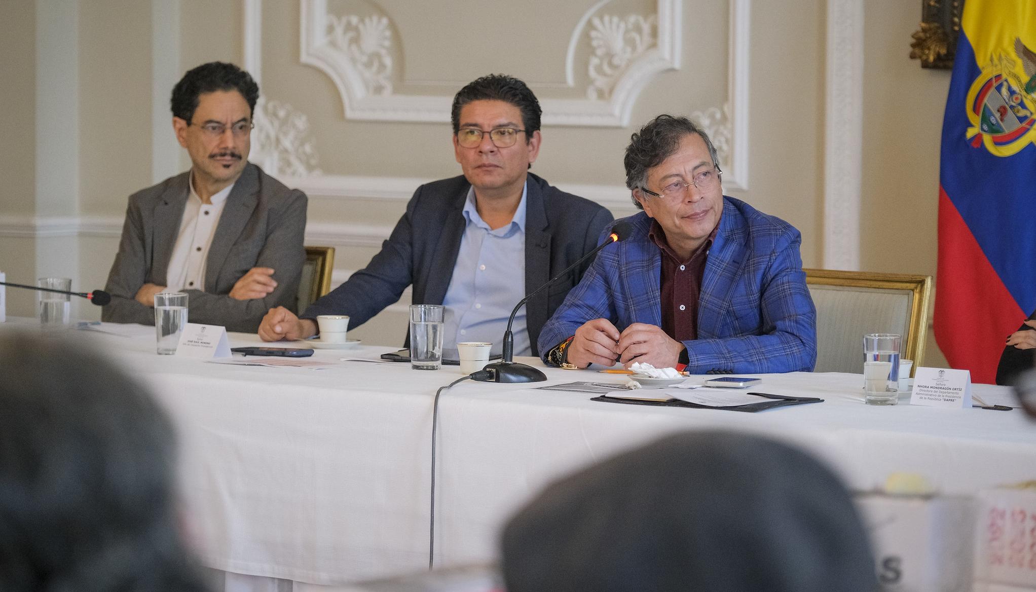 Iván Cepeda y Gustavo Petro.