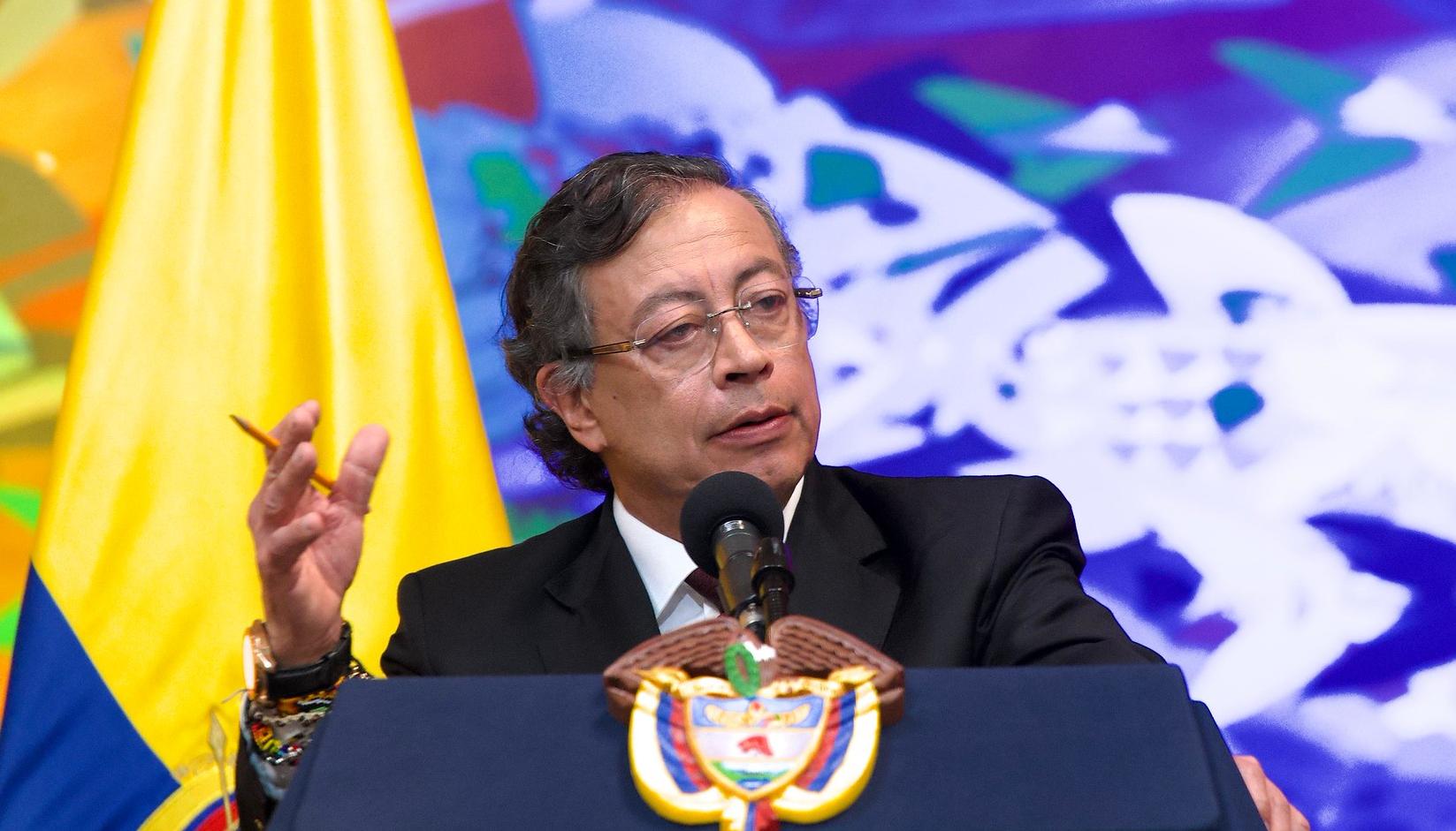 El Presidente saliente de Colombia, Gustavo Petro.