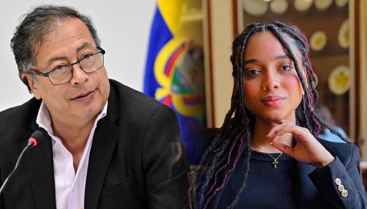 Presidente Gustavo Petro y Juliana Guerrero. 