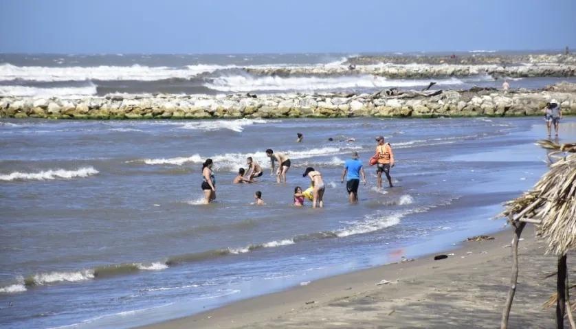 Playas de Pradomar, en el municipio de Puerto Colombia.