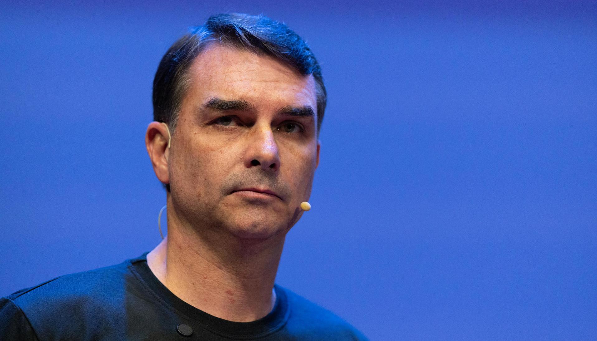 Senador de la oposición, Flávio Bolsonaro.