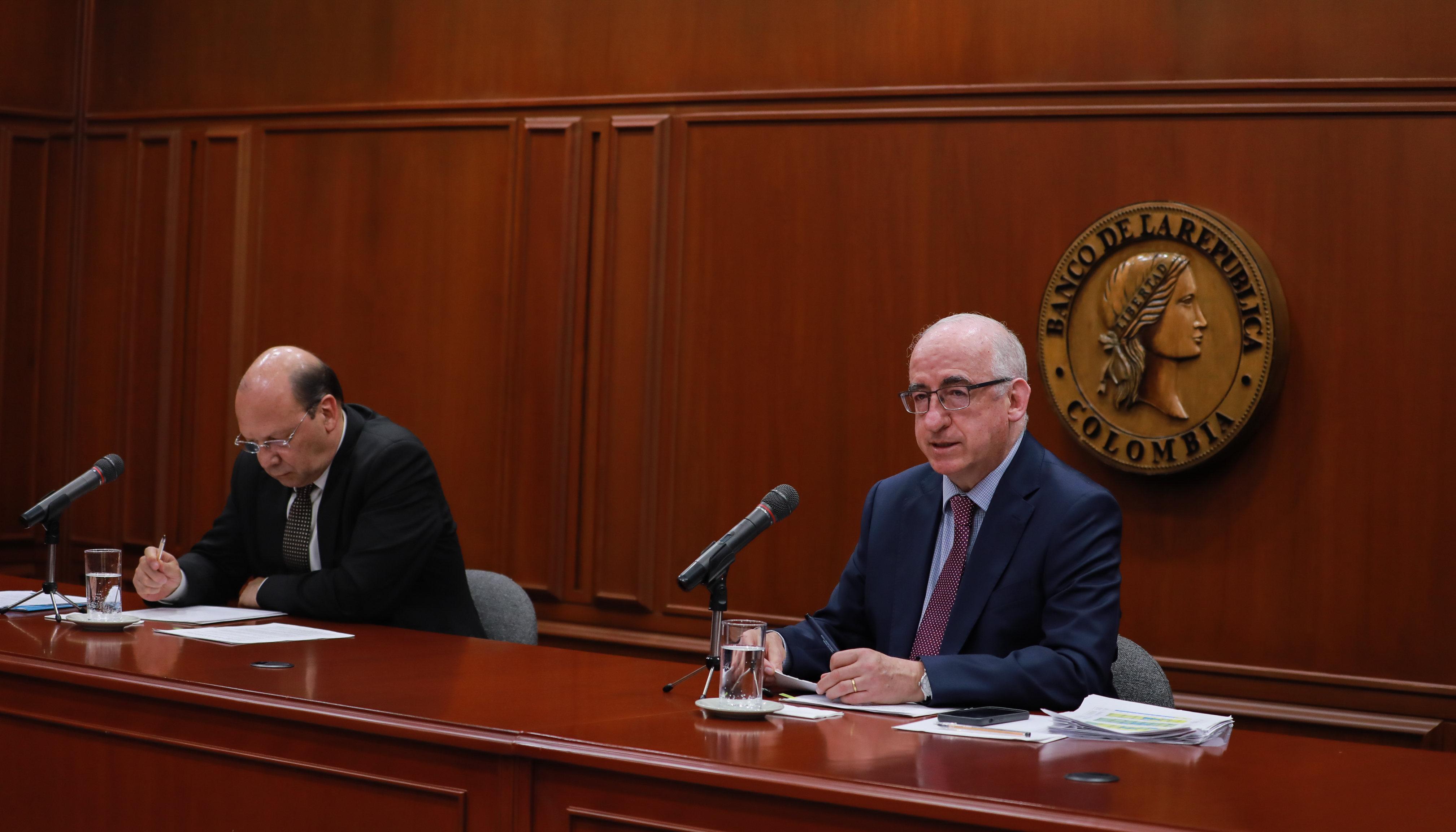 Miembros de la Junta directiva del Banco de la República de Colombia.