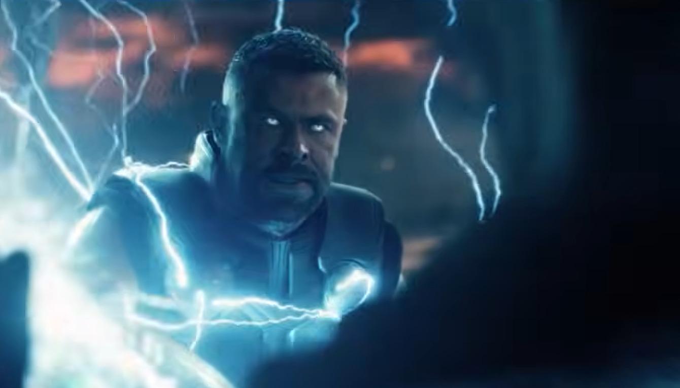 La pelea de Thor contra Doctor Doom.
