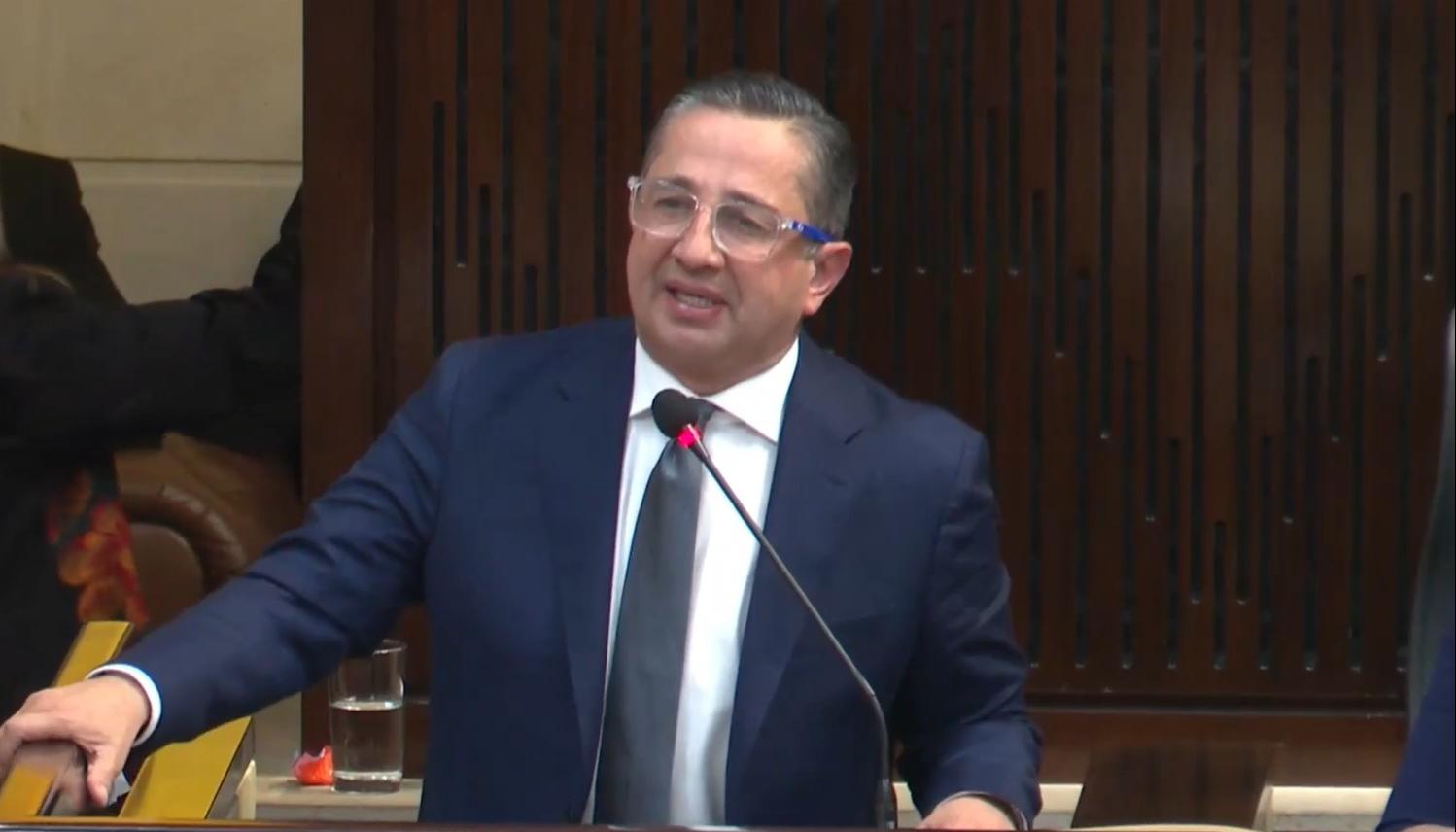 El Representante a la Cámara, Julio César Triana.