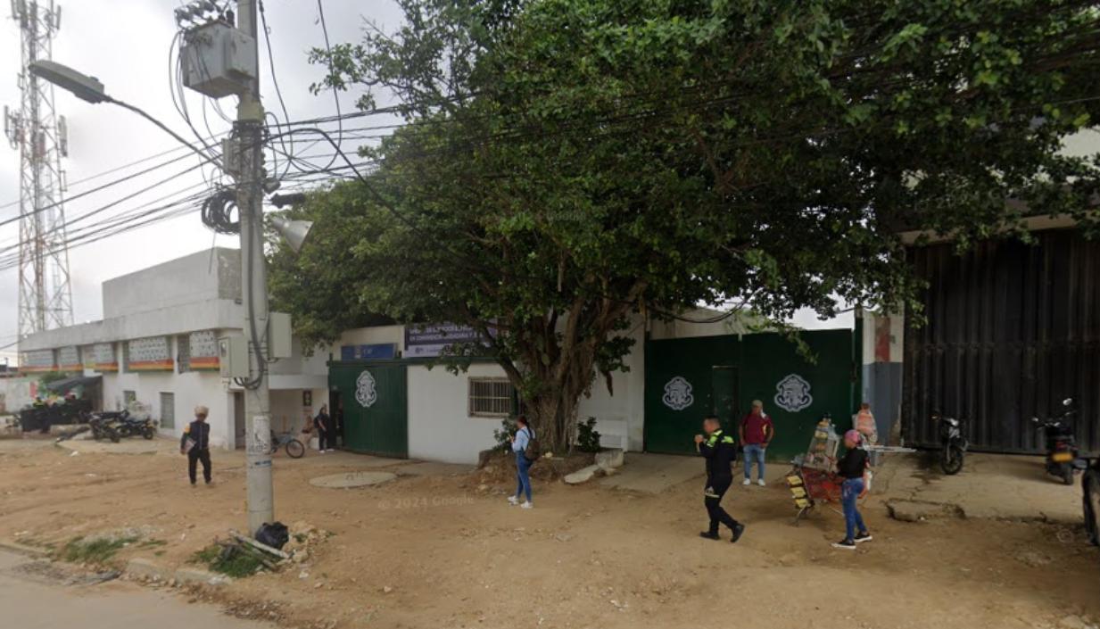 Fachada de la URI, en Barranquilla. 