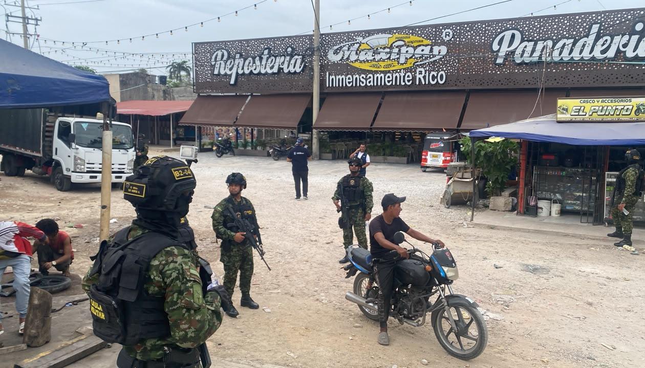 Unidades del Ejército en operativos en la calle