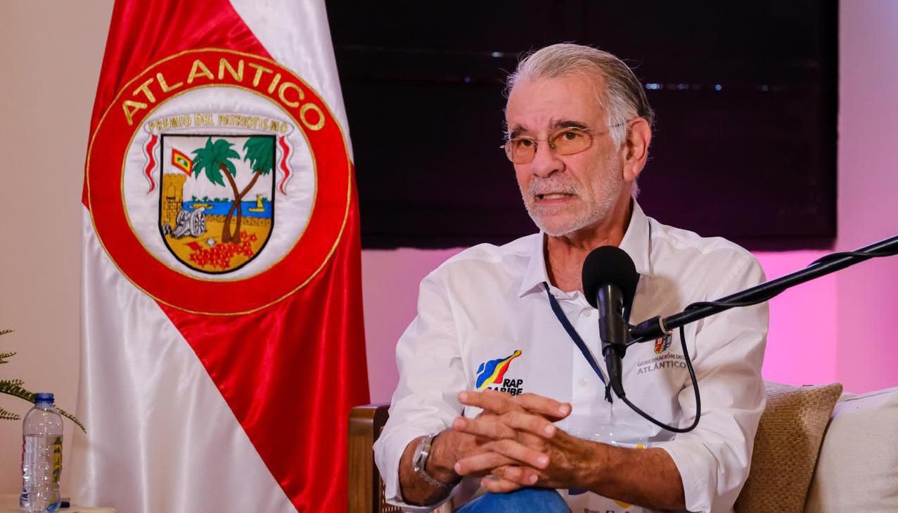 Eduardo Verano, gobernador del Atlántico. 