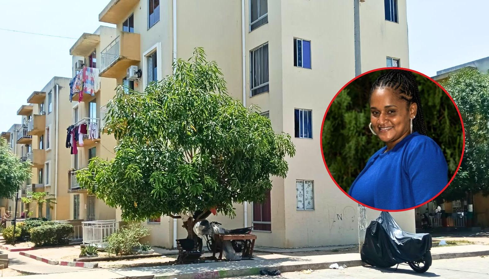 Nezith del Carmen Núñez Moreno fue atacada a bala en este sector de Villas de San Pablo. 
