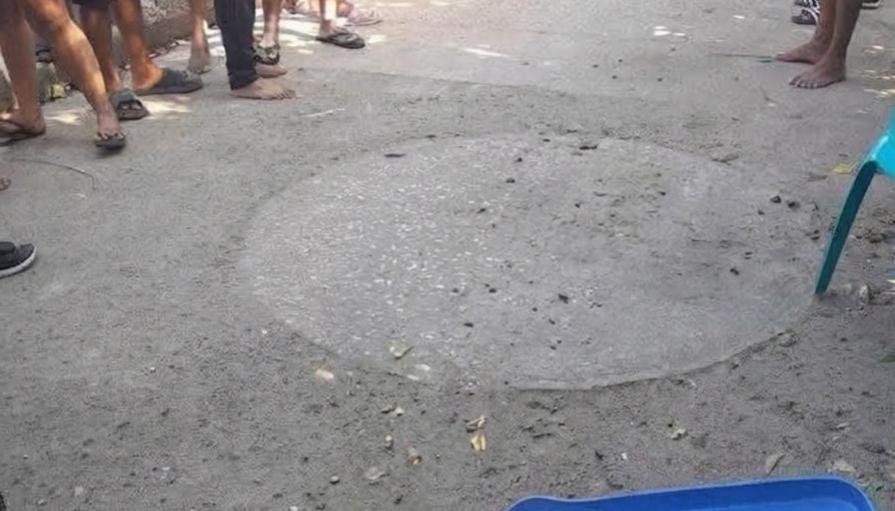Lugar del asesinato en Sabanagrande