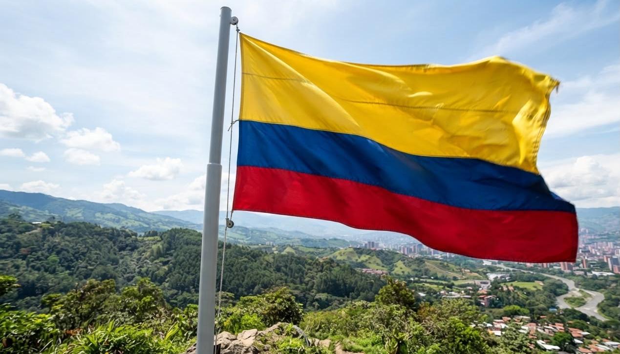 Bandera de Colombia.