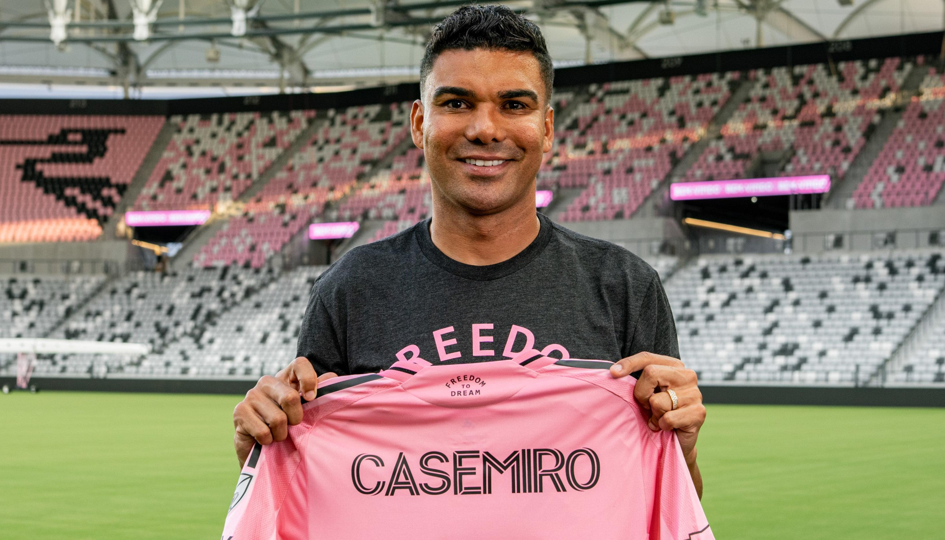 Casemiro llega al Inter Miami procedente del Manchester United.
