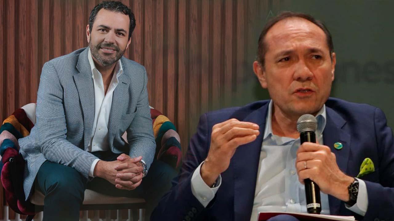 Herber Mantilla Gómez y Ministro de Trabajo Antonio Sanguino.