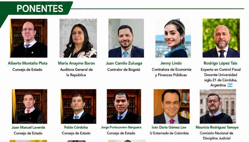 Ponentes en el II Encuentro Nacional de Contralores.