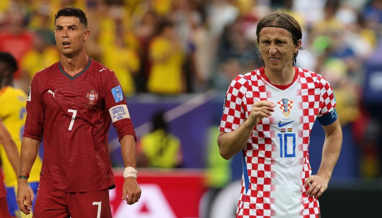 Cristiano Ronaldo y Luka Modric jugaron juntos en el Real Madrid.