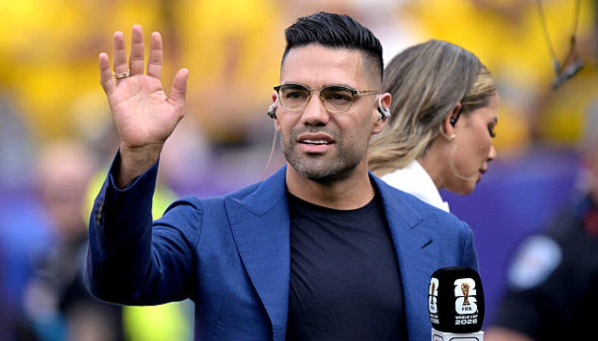 Radamel Falcao García está en el Mundial como comentarista de Espn.