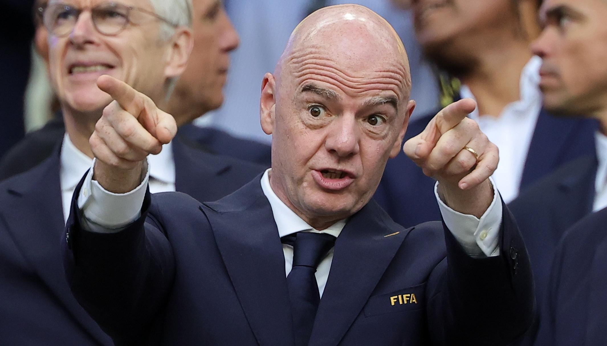 Gianni Infantino, presidente de la Fifa. 