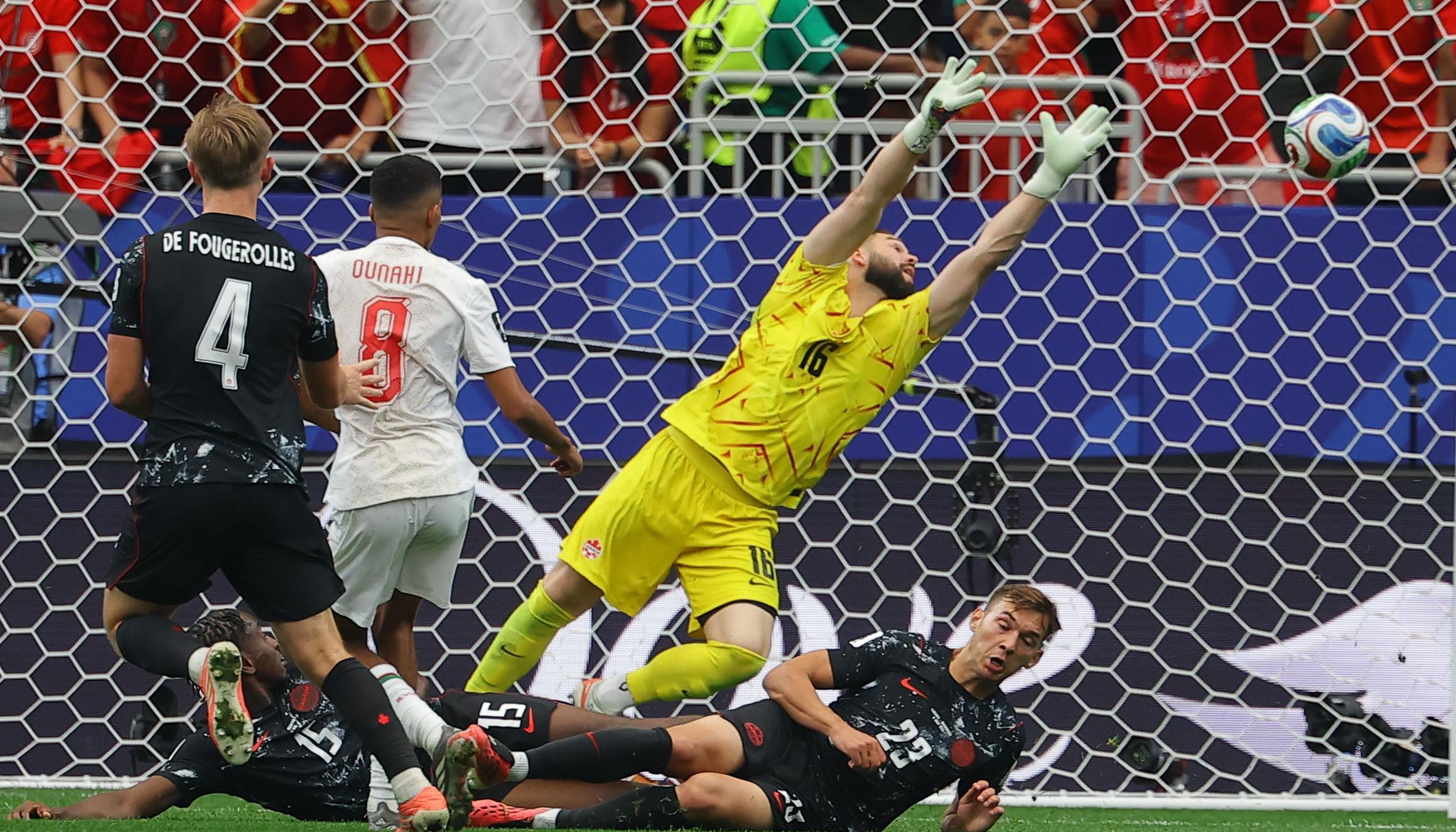 El zapatazo de Azzedine Ounahi para el segundo gol de Marruecos.