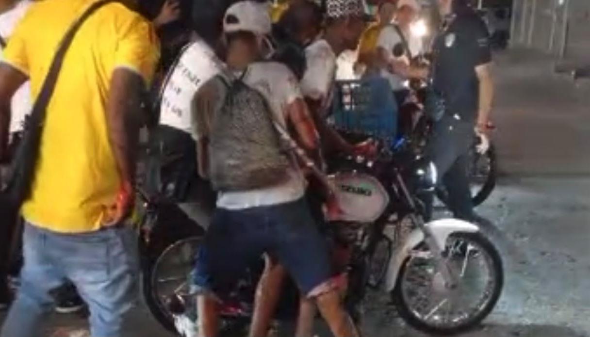 Momentos en los que el adolescente era trasladado a un centro asistencial. 