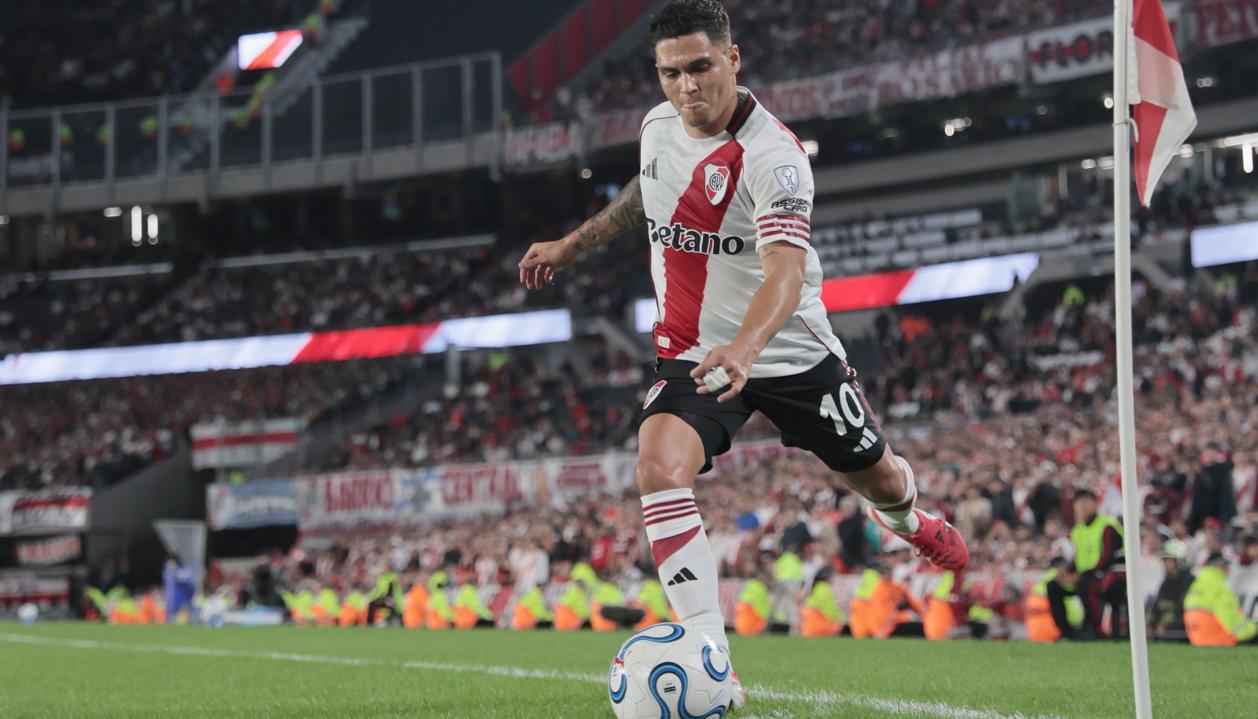 Juan Fernando Quintero cumple su segundo ciclo como jugador de River Plate. 