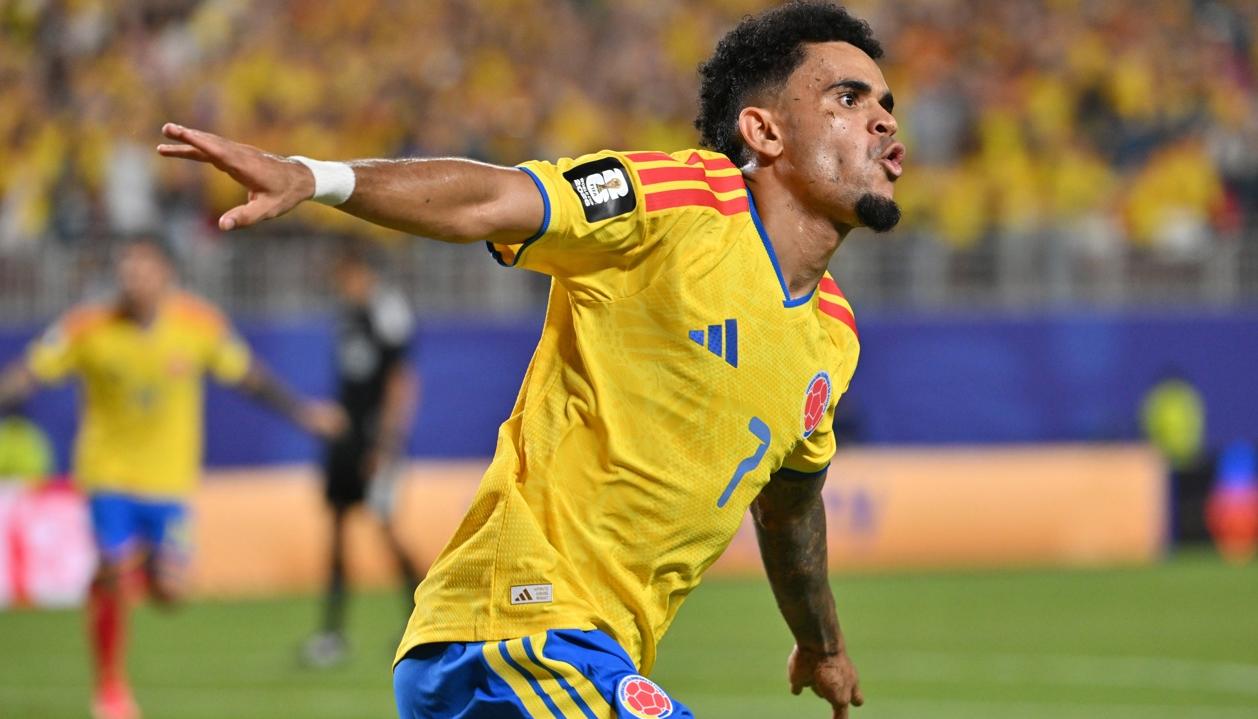 Luis Díaz, pieza clave del ataque colombiano.
