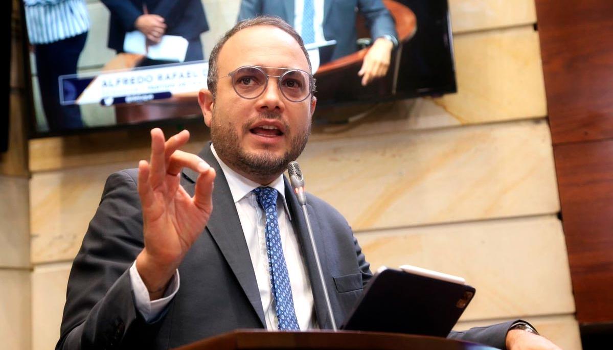 Alfredo Deluque, senador electo. 