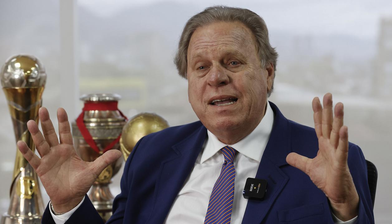 Ramón Jesurun, presidente de la Federación Colombiana de Fútbol. 