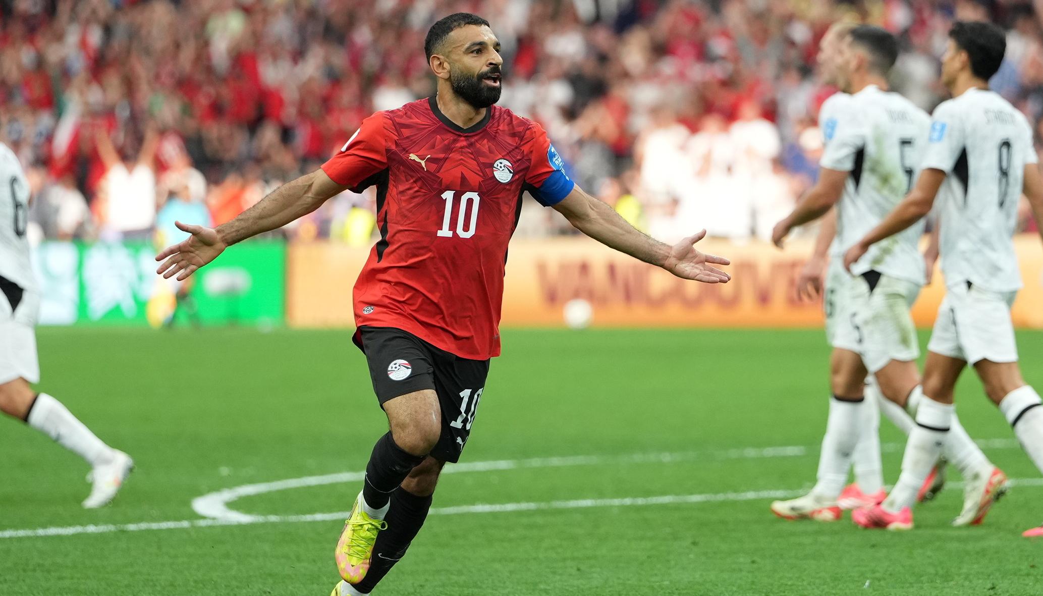 Mohamed Salah, delantero y capitán de la selección egipcia. 