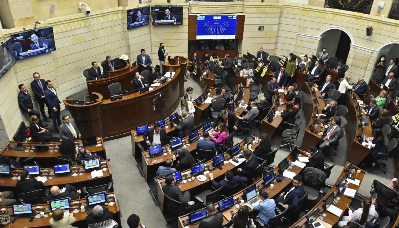 Aspecto del Senado de la República. 