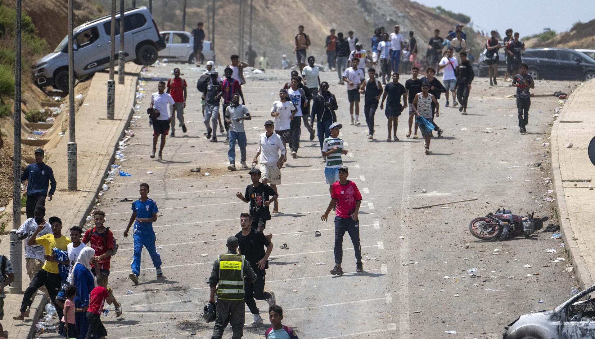 Crisis migratoria en Ceuta.