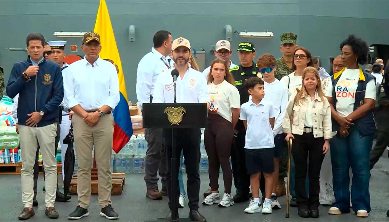 El Presidente de la República, Abelardo De La Espriella.