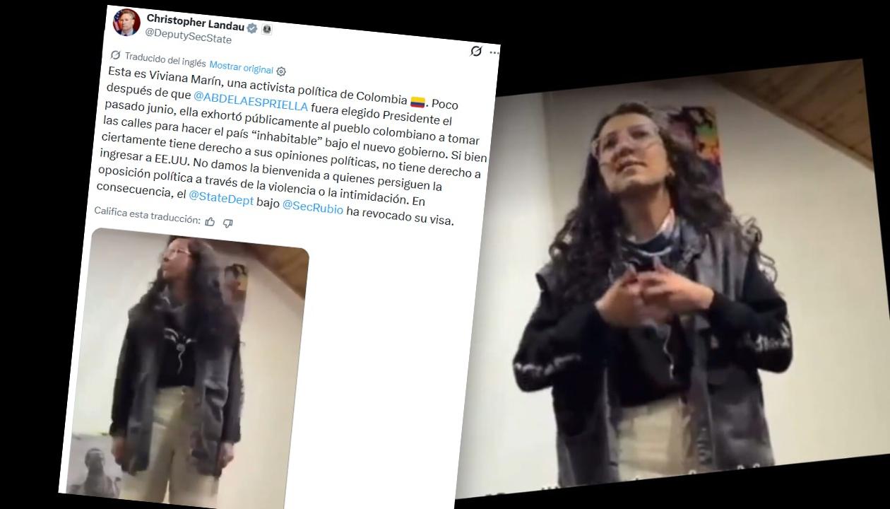 Christopher Landau y su trino sobre Viviana Marín