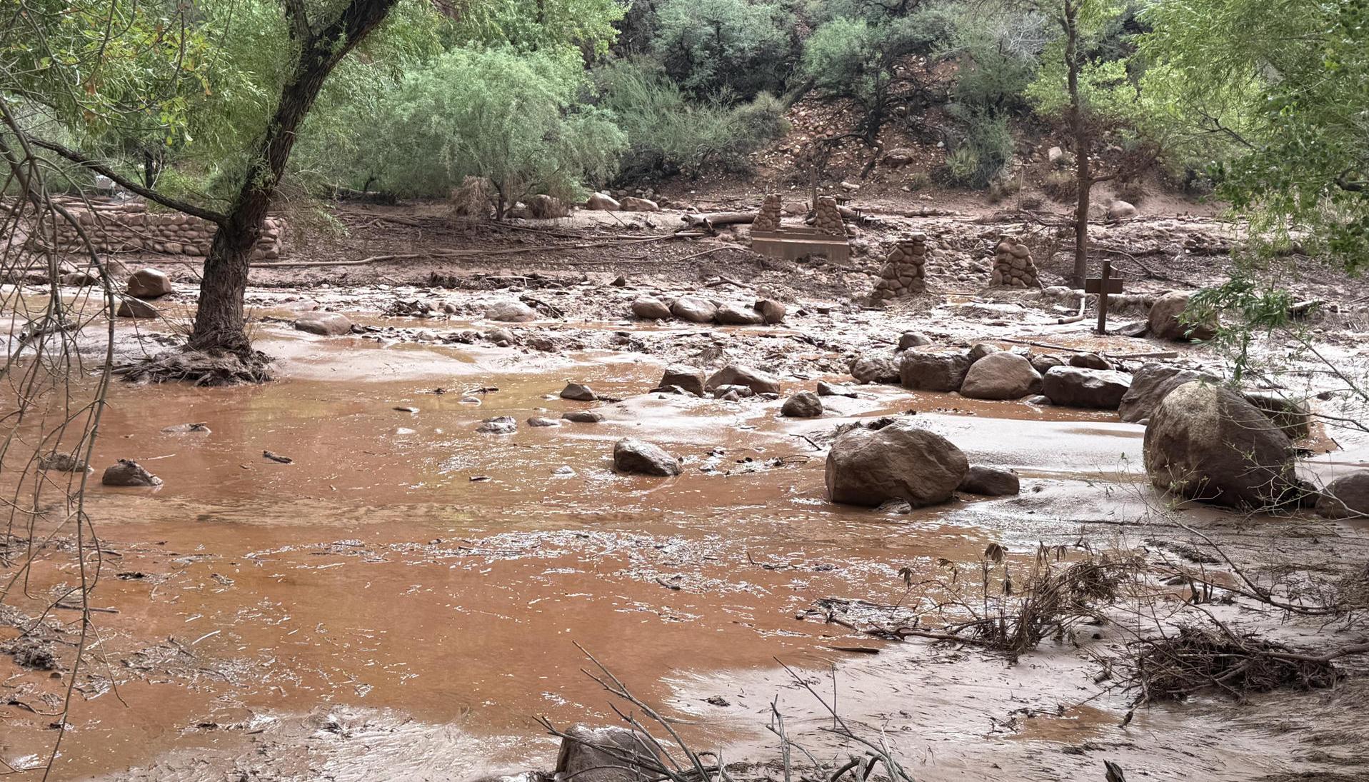 Inundaciones en el Gran Cañón.