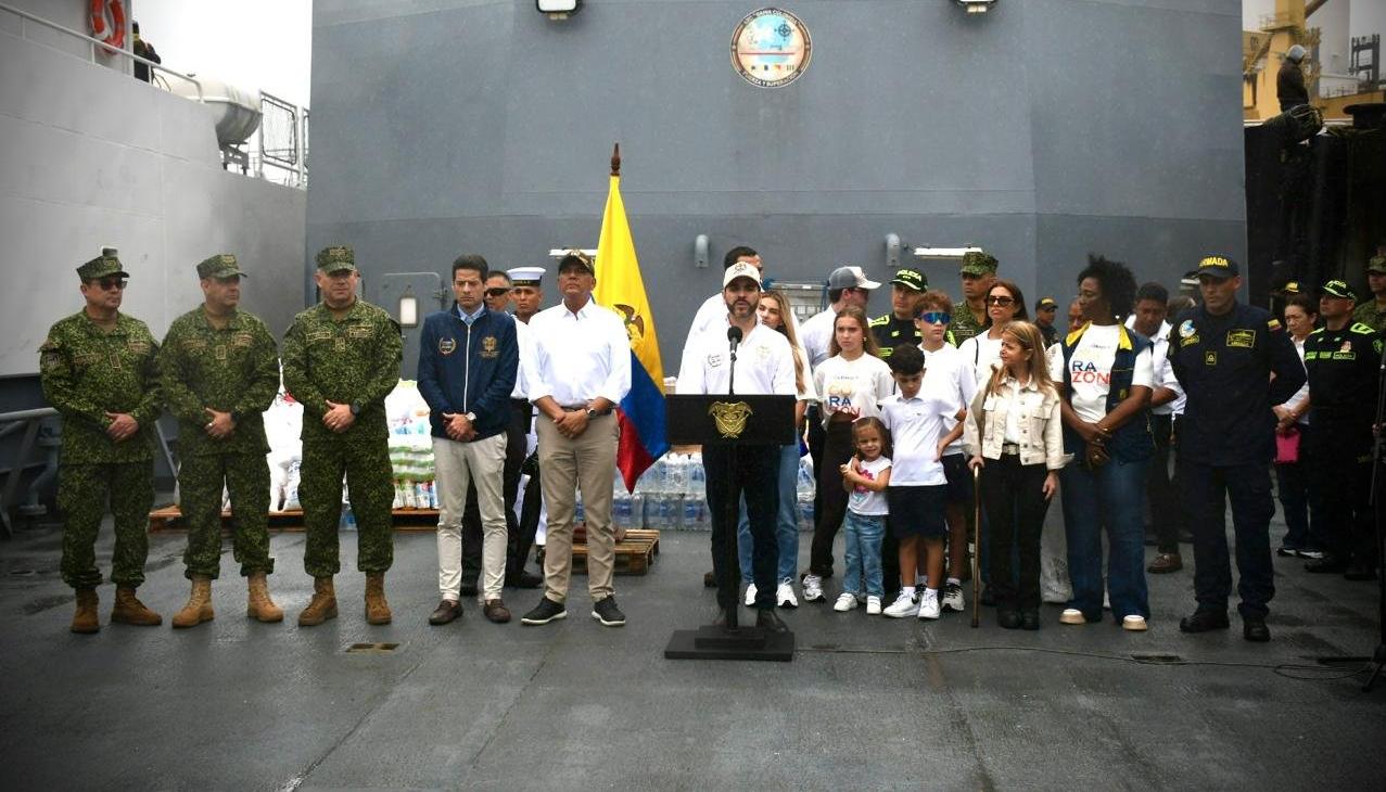 El Presidente de la República, Abelardo De La Espriella.