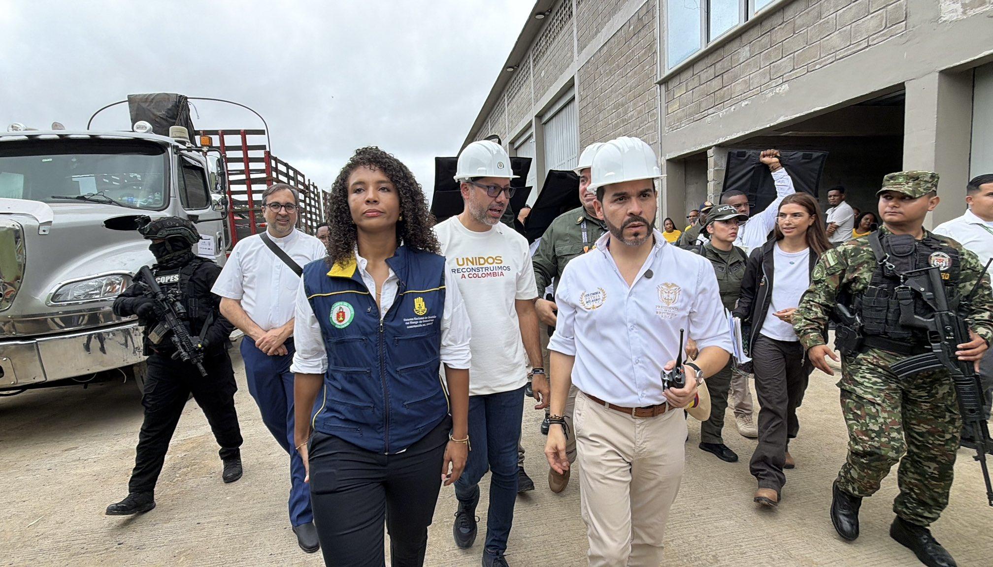 La Gobernadora del Chocó, Nubia Carolina Córdoba-Curi, y el Presidente Abelardo De La Espriella.