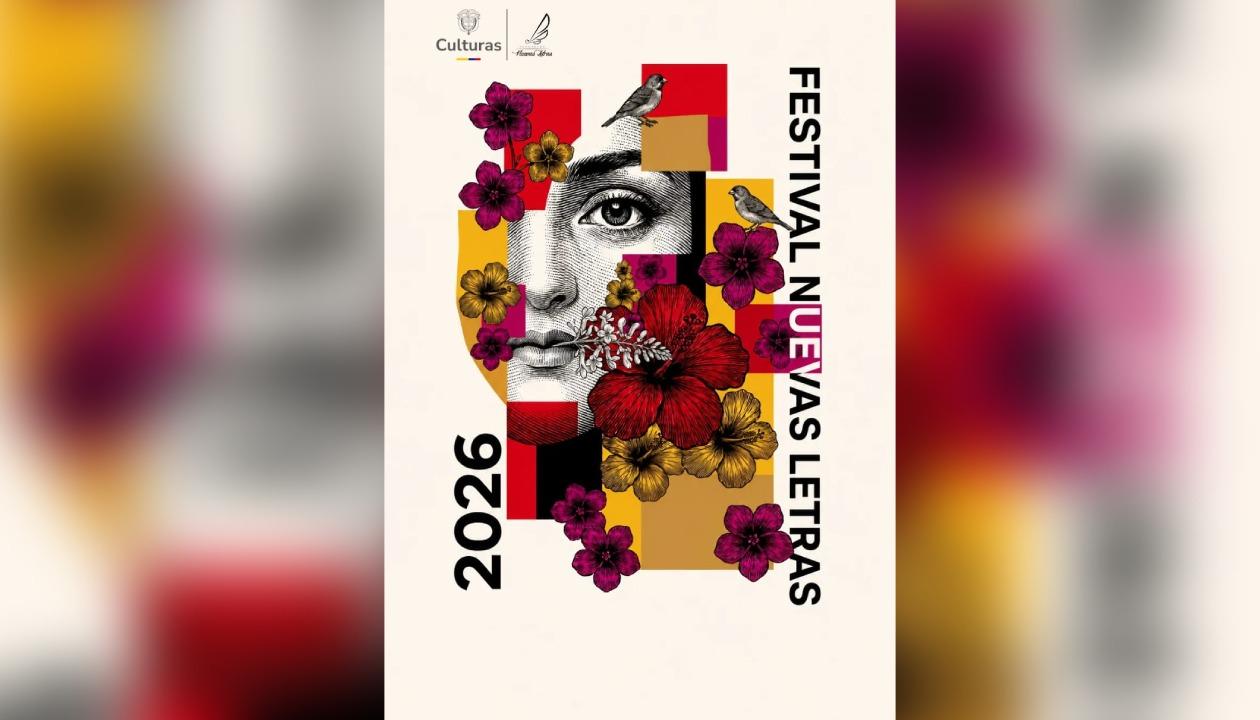 Flyer oficial del Festival Nuevas Letras 2026.
