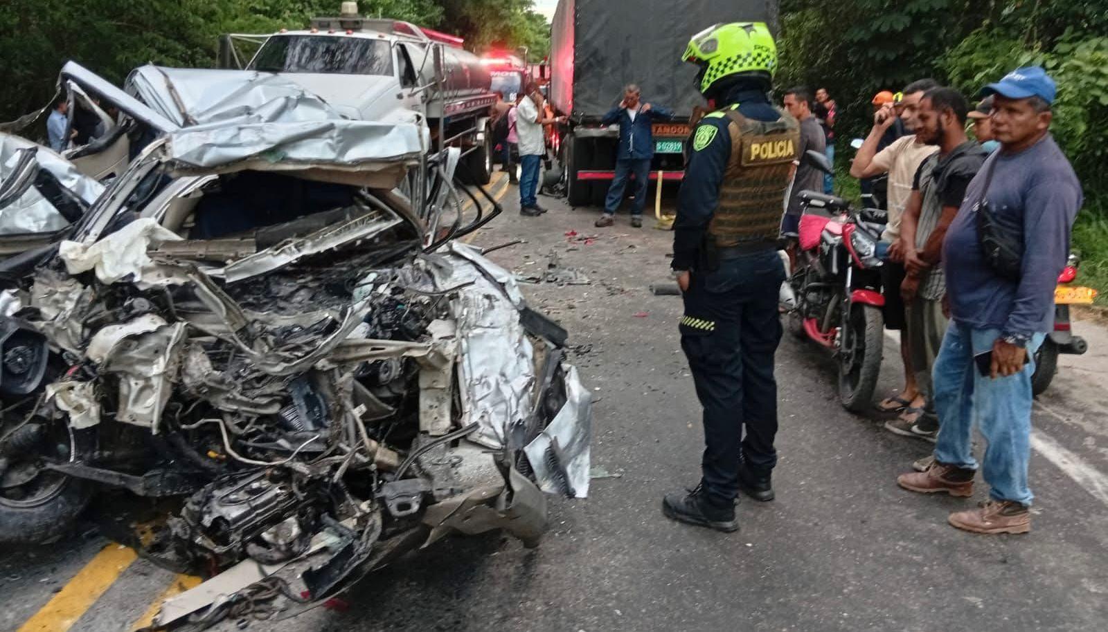 Accidente en Zona Bananera. 
