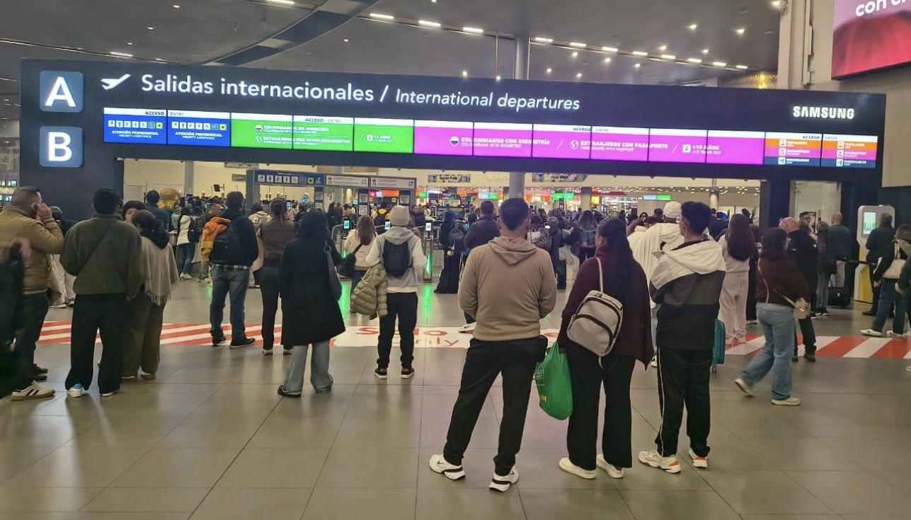 Aeropuerto Internacional El Dorado.