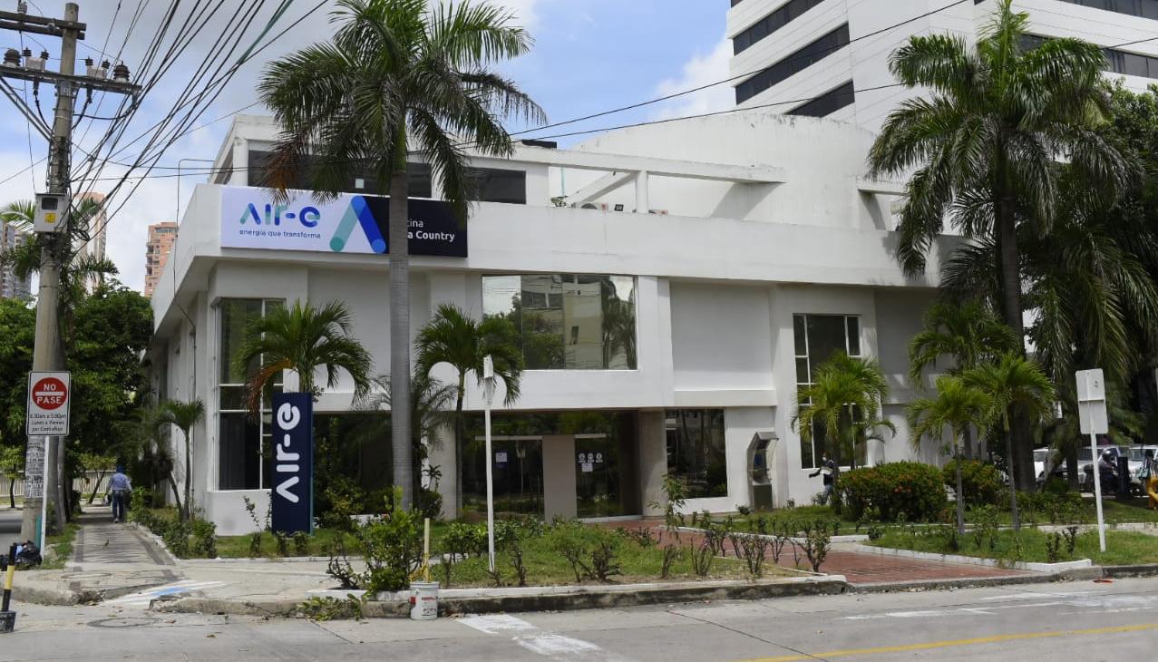 Fachada de Air-e.
