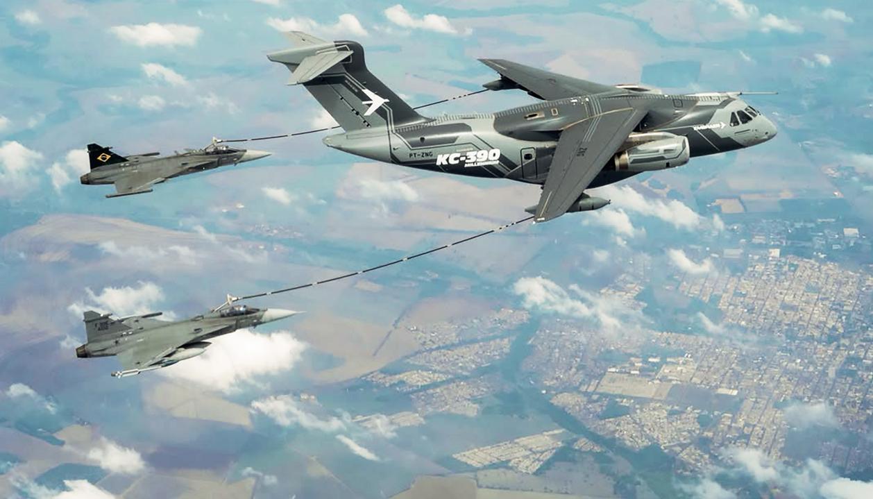 La aeronave KC-390.