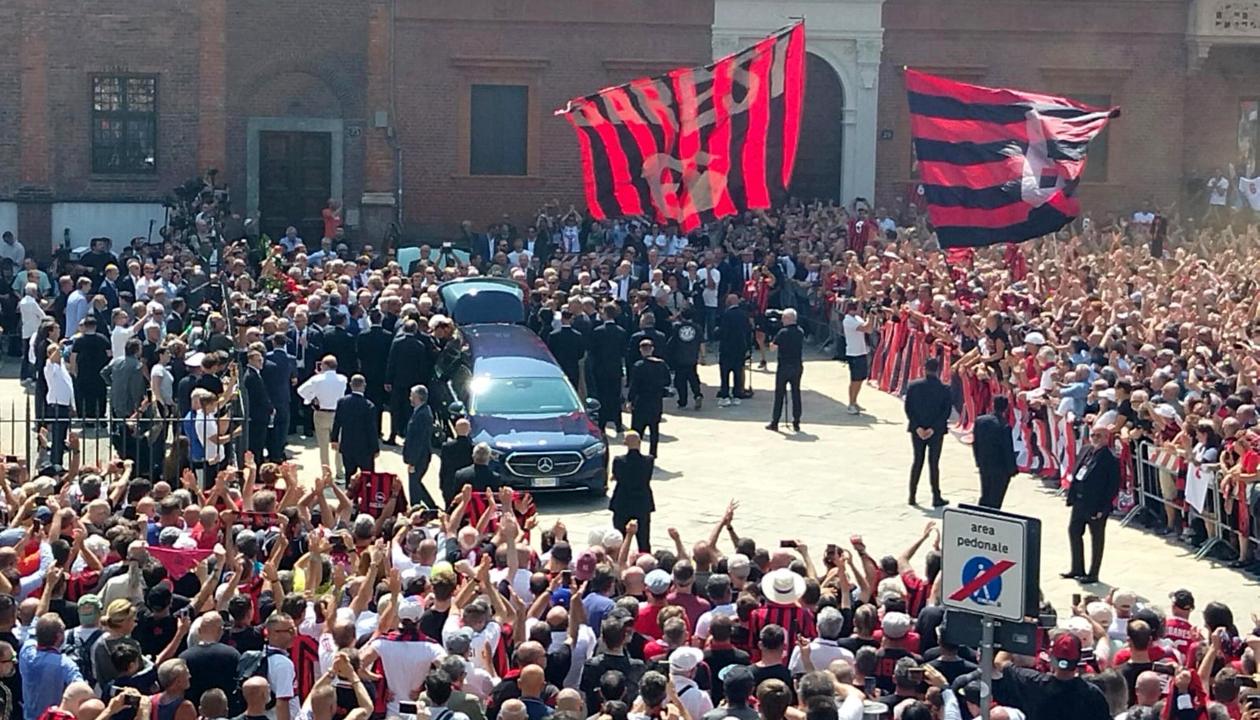 La despedida de Franco Baresi.