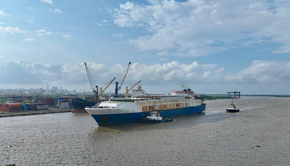 Imagen referencial del Puerto de Barranquilla.