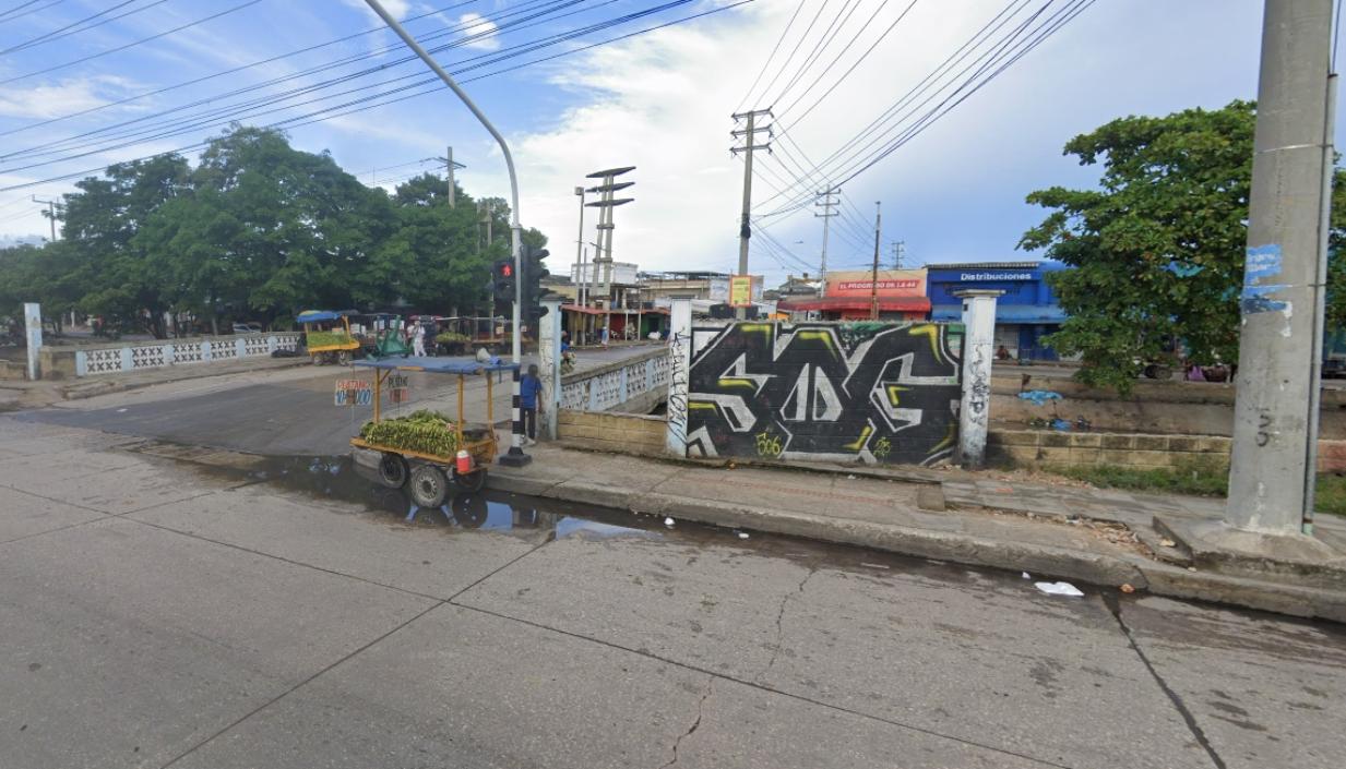 Calle 30 con carrera 44, donde fue asesinado el hombre. 